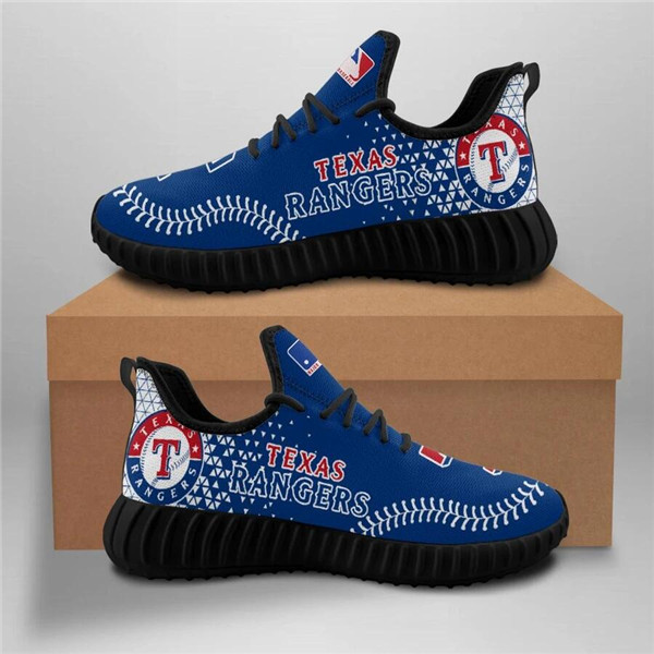 Men's Texas Rangers Mesh Knit Sneakers/Shoes 001